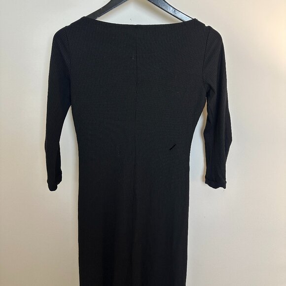 REFORMATION Belmont Knit Dress in Black Size Small - Picture 6 of 11